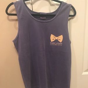 Comfort Colors Purple LSU Tank